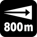 800m
