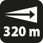 320m